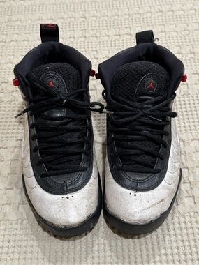 JORDAN Jumpman Pro Black, White & Red High-Top Sneakers